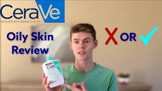 Oily Skin Review Cerave Foaming Facial Cleanser [upl. by Francie485]