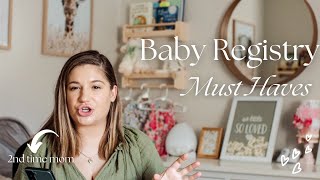 Baby Registry MustHaves Everything You Need to Prepare [upl. by Rochella]