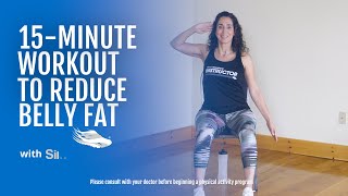 15Minute Workout to Reduce Belly Fat [upl. by Leora]