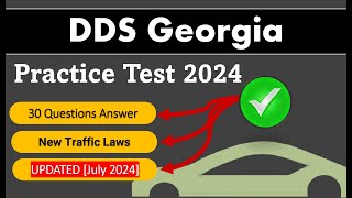 DDS Georgia Practice Test 2024  Part 2  30 Questions amp Answers UPDATED [upl. by Delcine576]