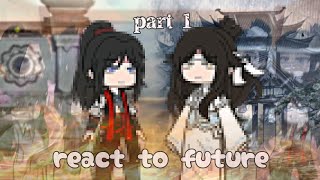 Past mdzs react to future  part 1 [upl. by Barbabra]