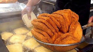 식빵고로케 Amazing Skill of the Fried Croquette Toast Master  Korean street food [upl. by Lleksah]