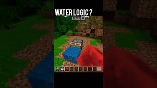 Mincraft waterlogic  minecraft trending viralvideo respect [upl. by Emelda]