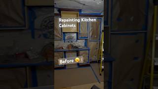 Repainting Kitchen Cabinets… kitchenremodel kitchencabinets kitchenrenovation [upl. by Attolrahc200]