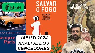 Prêmio Jabuti 2024  Análise dos vencedores a consagração de Salvar o Fogo [upl. by Gonick]