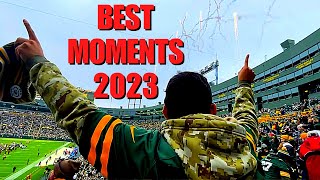 BEST LAMBEAU FIELD MOMENTS 2023 GREEN BAY PACKERS [upl. by Levitus]