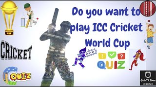 ICC world cup cricket Quiz  Cricket Facts  World cup cricket 2023 Schedule [upl. by Losiram]