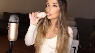 SOFT AĞIZ SESLERİ  MOCHI YİYORUM  TÜRKÇE ASMR [upl. by Kraul773]