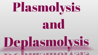 Plasmolysis and Deplasmolysis Difference [upl. by Lissi41]