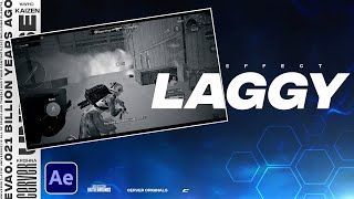 Laggy Effect PUBG  After effects tutorial [upl. by Savvas425]