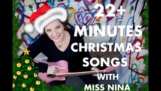 Childrens Christmas Songs 22 Minutes of Kids Holiday Sing Along Songs [upl. by Ailahs975]