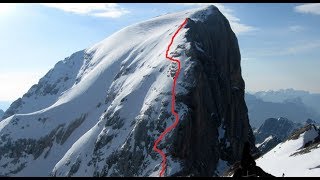 Marmolada Cresta Ovest  discesa con gli sci  extreme skiing [upl. by Nady451]