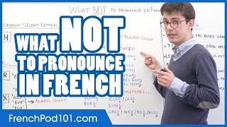 Improve Your French Pronunciation  What NOT to pronounce [upl. by Featherstone45]