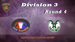 Atlasbasket  Div 3Round 4  NET BANDITS vs MILWALKING TRAGS [upl. by Eitteb556]