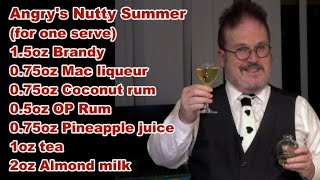 Nutty Summer  almond milk clarified cocktail Vegan friendly [upl. by Alysia]