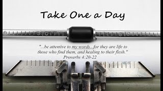 TAKE ONE A DAY  4 Biblical Interpretation  Literal amp Allegorical [upl. by Janelle365]