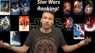 Every Star Wars Film RANKED [upl. by Wootten]