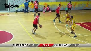 Guerreros vs Hispano 🏀 J5 OCT 2024  Liga Municipal de Basquetbol Tuxtepec quotRamón Ceja Santosquot [upl. by Alger917]