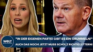 AMPELAUS quotIn der eigenen Partei gibt es ein Grummelnquot Jetzt muss Kanzler Scholz wirklich zittern [upl. by Aseeral]