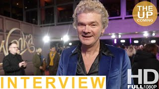 Simon Farnaby interview on Wonka at London premiere [upl. by Ekralc471]