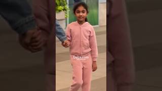 AlluArha and AlluSnehaReddy spotted at the airport  AlluArjun  Gulte [upl. by Dahle]