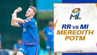 Riley Meredith  Player of the Match  Mumbai Indians [upl. by Gersham237]