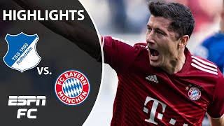 Robert Lewandowski and Bayern Munich DENIED the win vs Hoffenheim  Bundesliga Highlights  ESPN FC [upl. by Ludovika475]