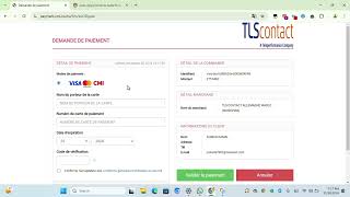 سكريبت حجز مواعيد فرنسا script tls France جديد script visa tlscontact [upl. by Katerina]