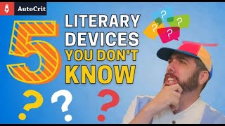 Five Literary Devices You Should Play With Today [upl. by Therese796]