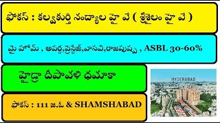 HYDERABAD REAL ESTATE ROUND UP SRISHAILAM HIGHWAY FLATS ON DISCOUNT HYDRA 111 GO [upl. by Geilich272]