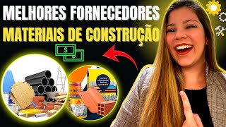 5 MELHORES Fornecedores de Materiais de Construção no MELHOR PREÇO [upl. by Bernard267]