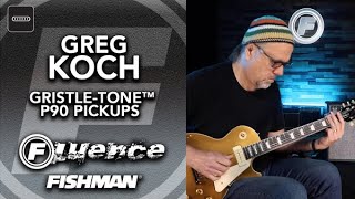 Fishman Fluence Greg Koch GristleTone Signature P90s Pickups Demo  No Talking  All Gristle [upl. by Erialb]