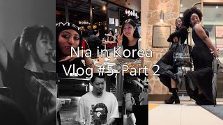 Vlog Nia in Korea Week 5 Part 2 🩶SEEING KHH ARTISTSRAPPERS lPark Mall Chuseok Festival [upl. by Lleinnad]