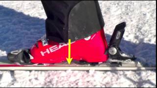 How to learn to ski  Teaching the Basics of Ski Technique Dynamic Balance [upl. by Lanza]