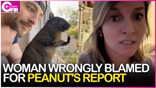 Woman wrongly blamed for reporting Peanut the squirrels death speaks out against harassment [upl. by Eimile]