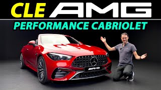 MercedesAMG CLE 53 Cabriolet reveal REVIEW [upl. by Vick]