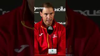 Retiring Nadal Focused on Helping Spain Win Davis Cup Football Reuters SportsCentral [upl. by Liris]