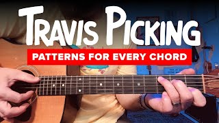 Fingerstyle Patterns for Every Chord – using Travis Picking [upl. by Atrebla]