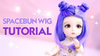 Spacebun Wig Tutorial [upl. by Bose]