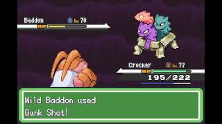 Pokemon Clover  Capturing Baddon [upl. by Yrellam]