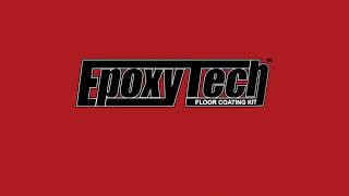 EPOXYTECH KIT®  DIY How to Epoxy Concrete Floor [upl. by Atires]