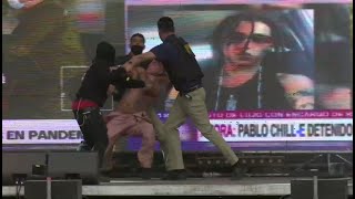 Pablo ChillE es arrestado en Lollapalooza Chile 2022 [upl. by Bessy]