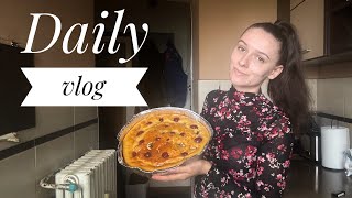 Am făcut tartă cu vișine și banane Produse noi pentru acnee și un mini haul Francisca dailyvlog [upl. by Rudwik]