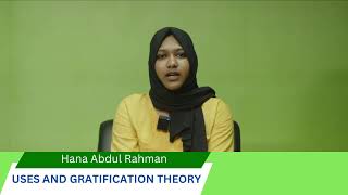 Uses and Gratification Theory [upl. by Aneda]