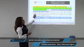 TUTORIAL INÉS ASTOCÓNDOR INFERENCIAS LÓGICAS [upl. by Granese216]