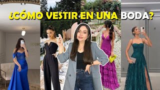 CÓMO VESTIR EN UNA BODA SI ERES INVITADA 💐 LOOKS [upl. by Carman]