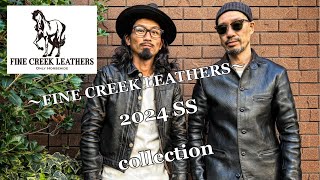 FINE CREEK LEATHERS 2024年春夏展示会にて代表の山崎さんに新作のご説明をして頂きました🙇（ファインクリーク） [upl. by Niryt197]