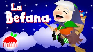 LA BEFANA VIEN DI NOTTE  Filastrocca per bambini  Poesie illustrate by Fruttini [upl. by Ddahc]