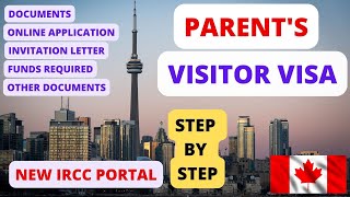 How to apply Canada Visitor Visa for Parents  Visitor Visa Canada  Step by Step Process 2023 [upl. by Rocky]