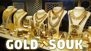 IL MERCATO DORO A DUBAI 💰 Vi porto al Gold Souk [upl. by Persas]